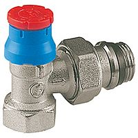 Ventil colţar 1" termostatabil R401TG