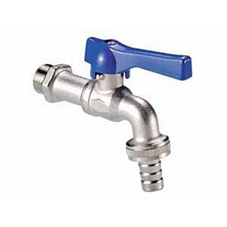 Robinet sferic dublu serviciu pentru apă 1/2”, cu racord pentru furtun, Tecnovielle