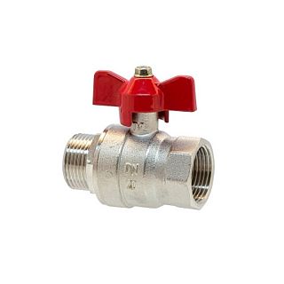 ROBINET SFERIC PENTRU APĂ CU RACORDURI INTERIOR-EXTERIOR 1” TECNOVIELLE