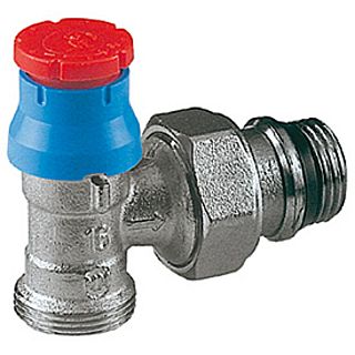 Ventil colţar 1/2"x18 mm termostatabil R411TG