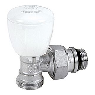 Ventil coltar termostatabil cu cap manual 1/2” x 18 mm, R431TG