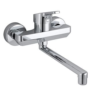 Baterie monocomandă bucătărie cu montaj pe perete Concept 100 NEW