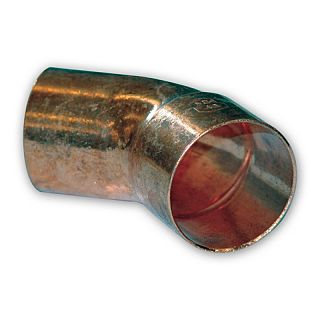 Curbă Cu la 45º 22 mm IE