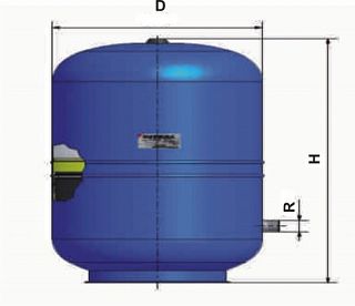 GITRAL HYB 50l  (VERTICAL) vas expansiune a.c.m. şi apă potabilă 1