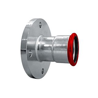 FIX TREND Steel press piesă trecere cu flanşă  22 mm-DN20 PN16