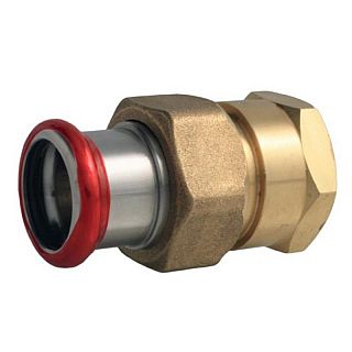 FIX TREND Steel press piesă trecere cu olandez 28 mm-1" int.