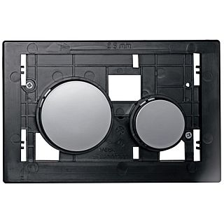 PLACĂ DE BAZĂ ŞI BUTOANE DE ACŢIONARE OŢEL INOX, ANTI AMPRENTĂ, ÎN DOUĂ TREPTE, PENTRU SISTEME DE SPĂLARE TIP WC PENTRU SISTEM MODULAR DE CLAPETE TECELOOP