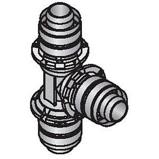 Teu Uponor cu sertizare 16-16-16