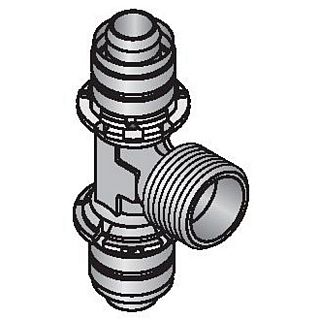 Teu Uponor cu sertizare FE 16-1/2"-16