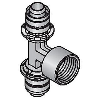 Teu Uponor cu sertizare FI 25-1/2"-25