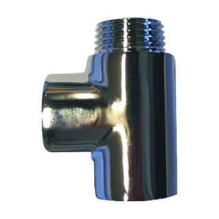 Teu 1/2" cromat pentru racordare rezistenţă electrică CONCEPT